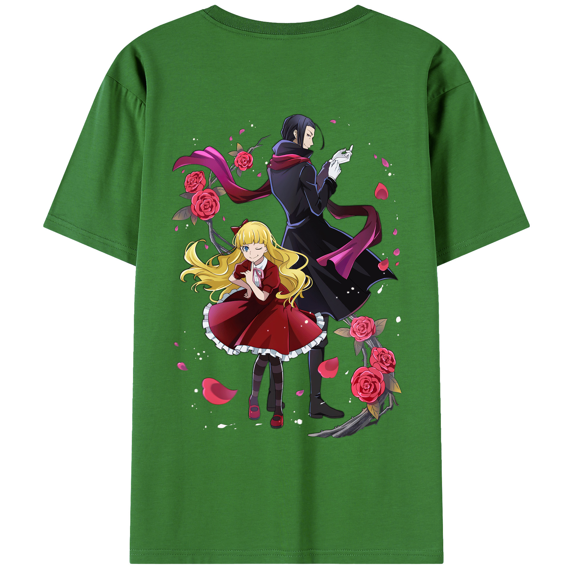 （画像用） 文豪ストレイドッグス Bungo Stray Dogs レディース半袖Tシャツ(バックプリント)